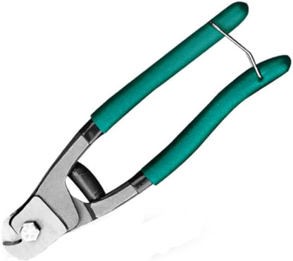 Cable Wire Cutters Scissors Plier Tool, Bicycle Accessories Repair Tool, 8 Inch Small Wire Rope Cutter Tool for Stainless Steel Wire Rope, Bike Brake Cable, Railing Cable