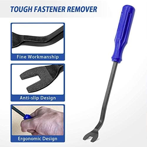 Auto Trim Rivet Removal Tool Kit, Fastener Car Panel Door Interior Window Tool, Auto Clip Fastener Remover Pry Tool, Clip Puller Rivet Removal Tool
