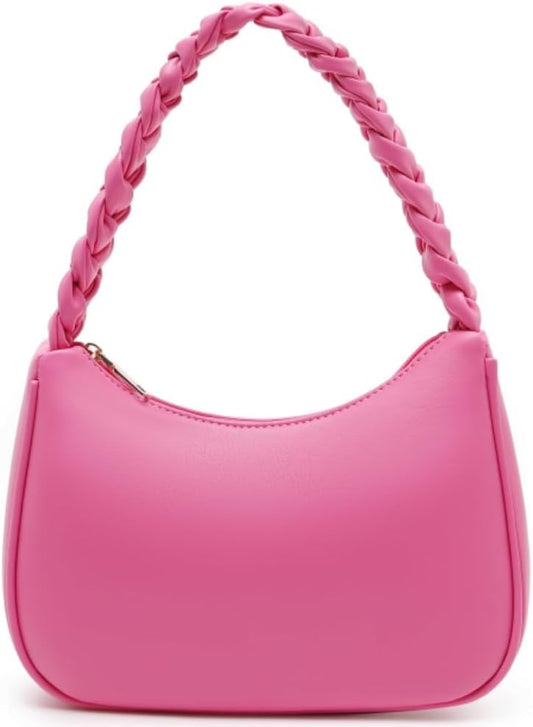 CYHTWSDJ Shoulder Bags for Women, Cute Hobo Tote Handbag Mini Clutch Purse with Zipper Closure