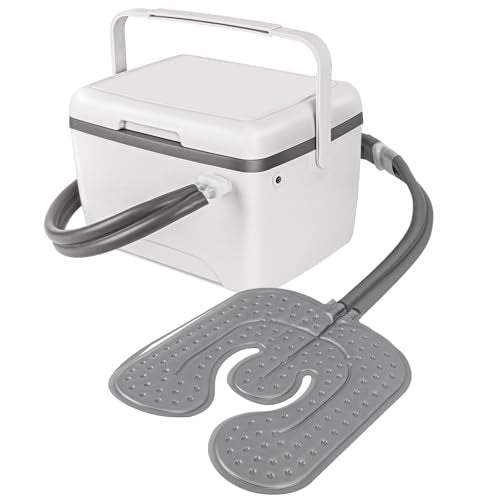 Cold Therapy Machine with Programmable Timer 9 QT Ice Therapy Machine for Knee After Surgery, Leak-Proof Quick Connect Pain Relief System Leak-Proof