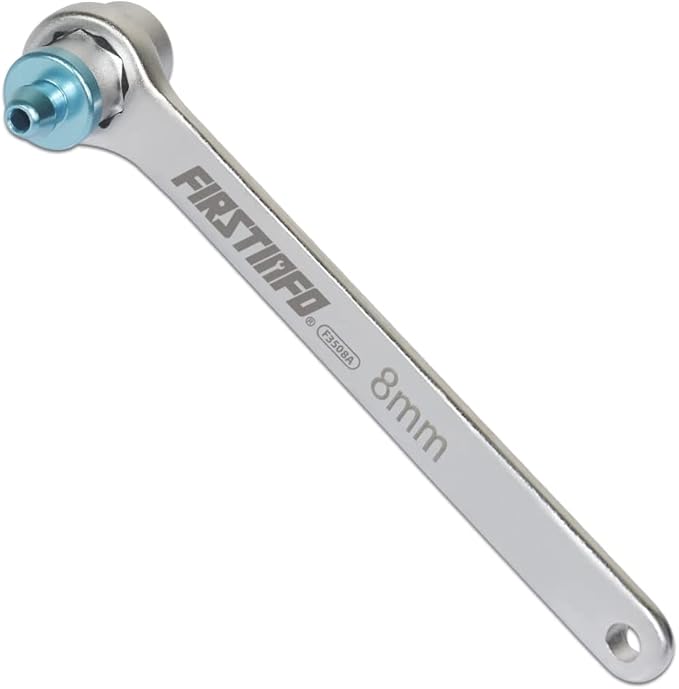 FIRSTINFO F3508A - 0.315" Mini Brake Bleed Wrench with 12-Point Plug for Automotive and Motorcycle Brake Bleeds