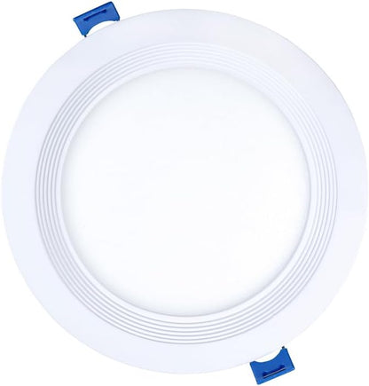Leviton DBR60-S1W Baffle Slim Downlight, 6" Round, White
