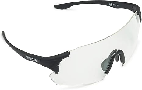 Beretta Unisex Protective Shooting Safety Plastic Frame Challenge EVO Glasses for Eye Protection