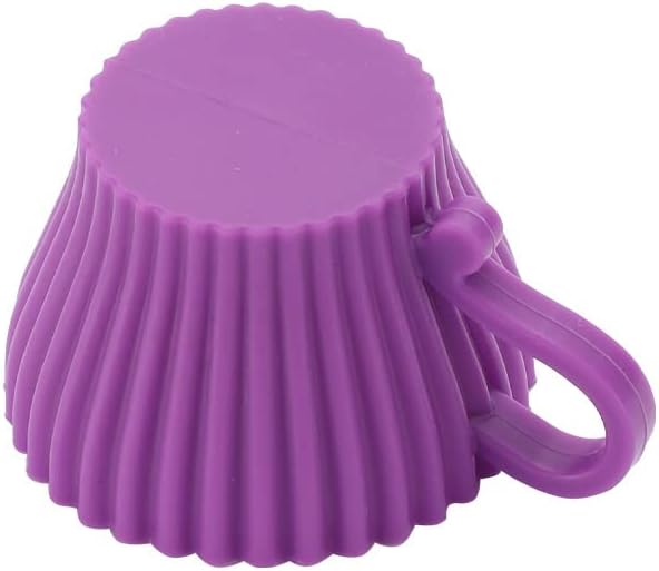 Silicone Muffin Cups - Silicone Baking Cups - Silicone Baking Cups Muffin - Silicone Muffin Liners - Silicone Cupcake Molds - Nonstick Silicone Cup Pan - Mini Muffin Silicone Molds 6  Packs