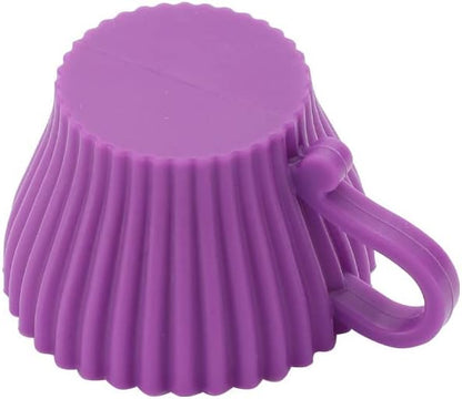 Silicone Muffin Cups - Silicone Baking Cups - Silicone Baking Cups Muffin - Silicone Muffin Liners - Silicone Cupcake Molds - Nonstick Silicone Cup Pan - Mini Muffin Silicone Molds 6  Packs