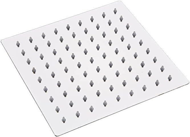 Magik 8'' Stainless Steel Flow Rainfall Square Shower Head Full Body Coverage (8 Inches)
