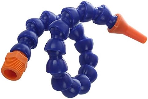 1pcs 1/4" Thread Water Oil Coolant Hose Pipe Plastic Adjustable Flexible Cooling Tube for Hydraulic Machinery/Water Cooling System,70cm