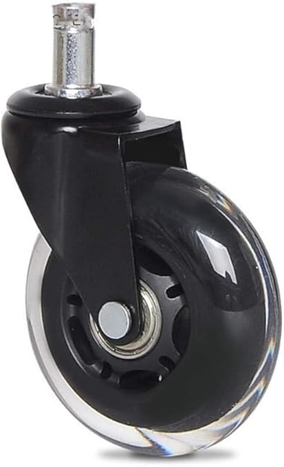 Caster Wheels,Trolley Wheels,2pcs 3 Inch Office Chair Caster Wheels Swivel Rubber Caster Wheels Soft Mute Safe Rollers Furniture Hardware BC-L (Color : Universal Wheel)