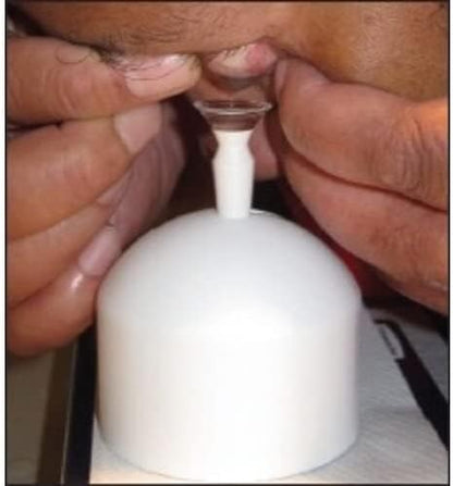 DMV Vented Scleral Cup Contact Lens Insertion Tool