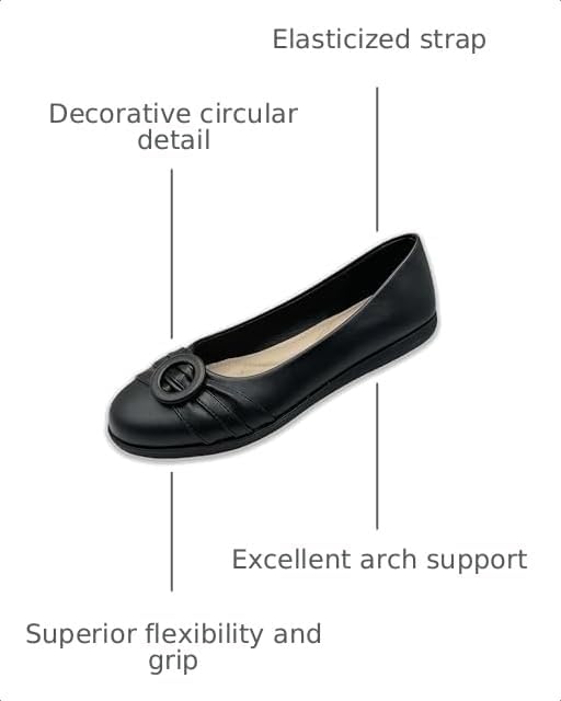 BEST TRENDY Women's Mary Jane Shoes – Classic Black Oxford Shoes with T-Strap Design | Comfortable & Stylish Mary Janes for Women | Casual & Dressy T-Strap Mary Jane Flats.