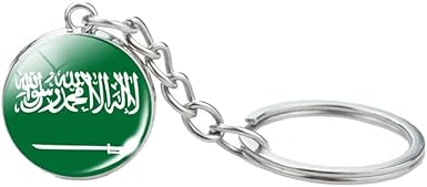 Asian Countries Keyrings Stylish Pendant Keychain Unique Ethnic Key Rings Ornament Accessory for Men Women