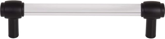 Jeffrey Alexander 128 mm Center-to-Center Matte Black Carmen Cabinet Bar Pull