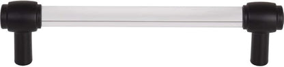 Jeffrey Alexander 128 mm Center-to-Center Matte Black Carmen Cabinet Bar Pull