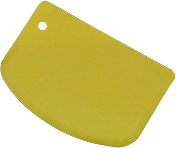Safe Plastic Dough Cutter Bowl Scraper Plastic Pastry Scrapers Cake Heat- Resistance Dish Scrapers Kitchen Pizza Dough Scraper Plastic, Green