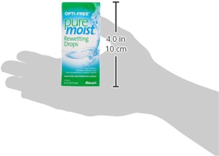 Opti-Free Puremoist Rewetting Drops, 12-mL
