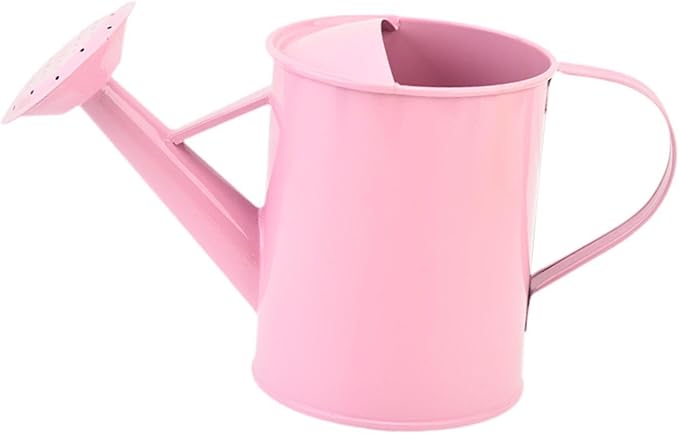 Watering Can Garden Bucket Versatile,Smooth Surface Flower Container, Garden Watering Pot for OutdoorIndoor Plants Lovers Patio,600ml, Pink