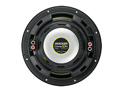 Kicker CWCS104 CompC 10" Subwoofer Single Voice Coil 4-Ohm