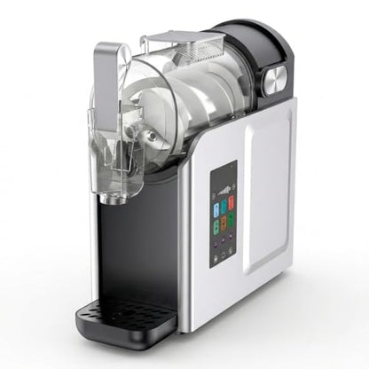 Slushie Machine for Home, 68oz (Serves 8) No Ice Needed Frozen Drink Maker, Color Touchscreen, Reversible Display, Hardness Control, 2/4/6H Timer