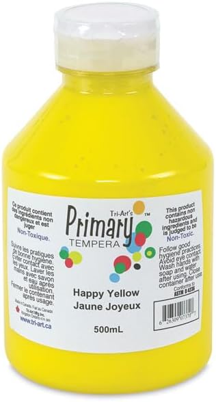 Tri-Art Liquid Tempera - Yellow, 500 ml