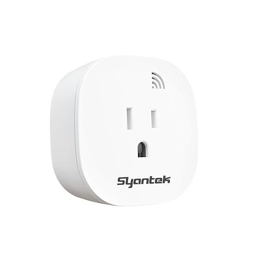 Remote Control Outlet 1 Wireless Remote Outlet for Household Appliances, Up to 100 ft Range, ETL Listed, White