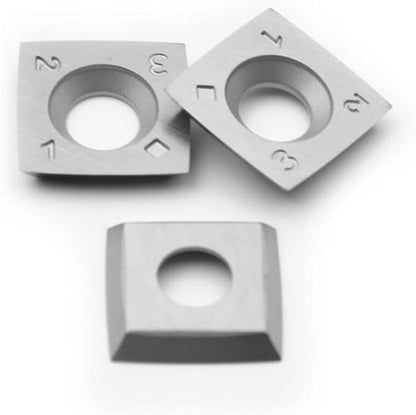 15mm Square with 4" Radius Carbide Inserts Cutters 15152.5mm-R100 Replacement for Woodworking Fits Helical Spiral Cutterheads or Planers Cutterblocks, 10 PCS
