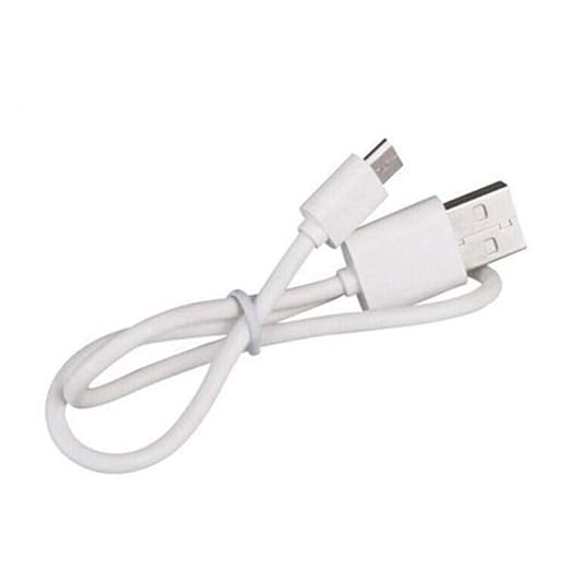 Davitu Cables, Adapters & Sockets - 1Pc Universal 30 cm Micro USB PC Power Charge Cable for Mobile Cell Phone White Color usb charger Data Cable - (Color Name: White
