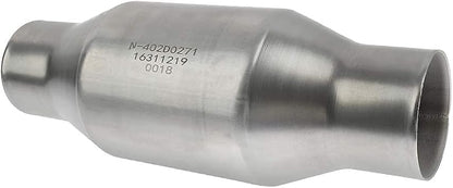 MAYASAF 2.5" InletOutlet Universal Catalytic Converter, with O2 PortEPA Compliant