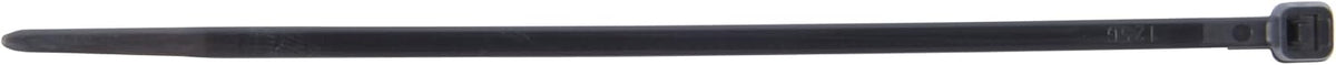 nVent GARDNER BENDER 46-104UVB 4 in. Cable Ties, 18 lb. Rated, 100-Pack UV-Resistant Black Nylon Zip Ties (Formerly: Gardner Bender)