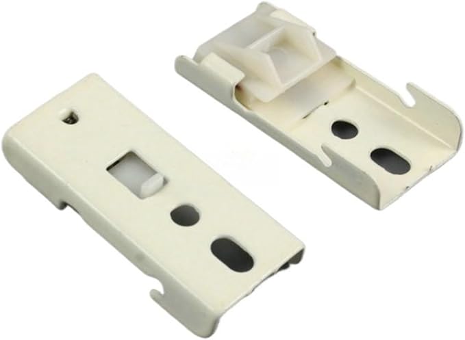 10 Pieces Curtain Track Bracket Curtain Track Brace 20x44mm