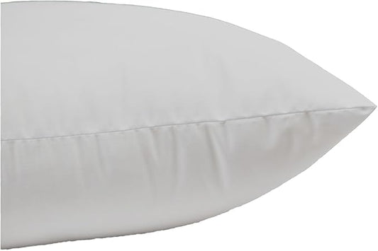 MoonRest Square Pillow Form Insert Hypoallergenic Sham Stuffer, 100 Polyester Microfiber Fill, Lined with Woven Cotton Blend Cover for Decorative Pillow Couch Sofa Bed Cushions 23 X 23