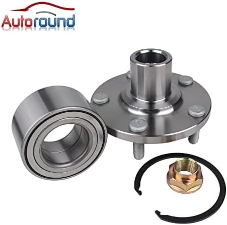 Autoround BR930568K Front Wheel Hub Assembly Replacement for Toyota Camry 04-17 Highlander 05-07 Avalon 05-13 Solara 04-08, Lexus RX350 07-09 ES350 07-13 RX330 04-06 ES330 04-06 5 Lugs