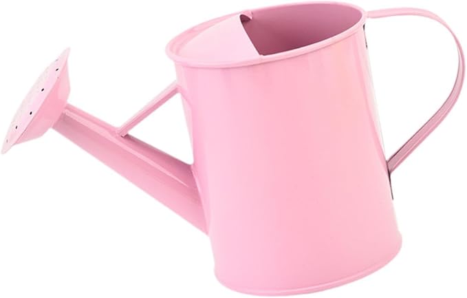 Watering Can Garden Bucket Versatile,Smooth Surface Flower Container, Garden Watering Pot for OutdoorIndoor Plants Lovers Patio,600ml, Pink
