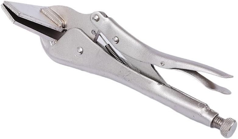 Locking Sheet Metal Clamp, Heavy Duty Sheet Metal Grip Tool, Flat Clamps Bending Pliers, for Bending, Forming and Crimping