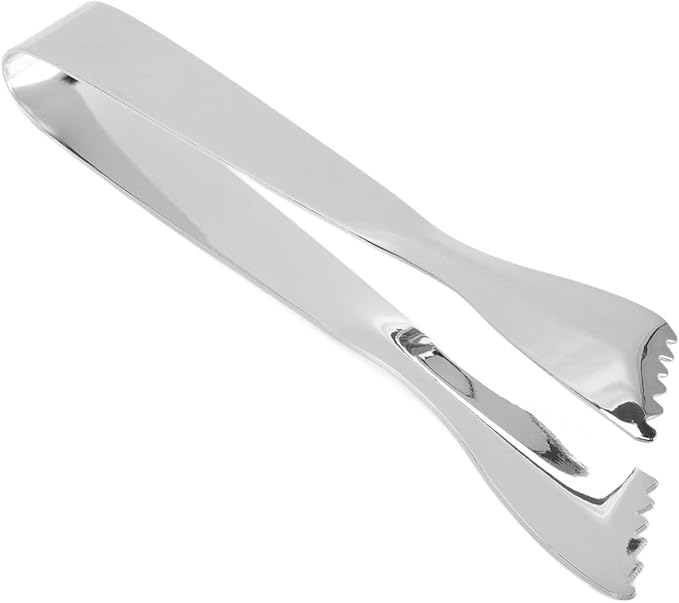 Thicke the Stainless Steel Sugar Tweezers Easy Food for Domestic Cuisine (Mirror)