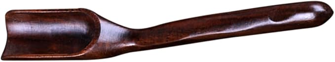 Wooden Tea Scoop Ebony Tea Shovel Easy to Clean Lightweight Accessory for Home Office Use