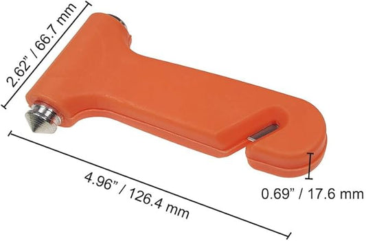 Car Safety Hammer Emergency Escape Tool with Window Breaker  Seatbelt Cutter, Automotive Rescue Kit for Family, Vehicle, Office, Compact, Multifunctional, Made for Self-Rescue