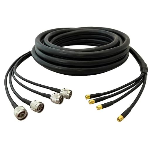 Waveform Quad-RS240 Coaxial Cable (30ft) Bundle with SMA, TS9 and U.FL Connectors (Full Bundle)
