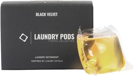 | Black Velvet Lundry Pods Sample Pack | Luxury Aromatherapy Scent Laundry Pod | Blonde Woods, Rose and Black Fig | 3 count