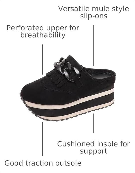 Paloma-3 Women's Platform Fashion Mule Sneakers for Women