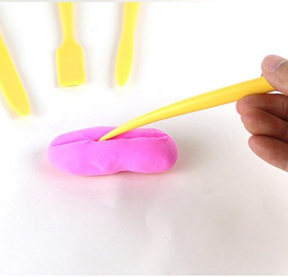 COMIART Set of 3 Double Heads Light Clay Tools Clay Sculpture Tool Creative Mud Shape Tools (1)