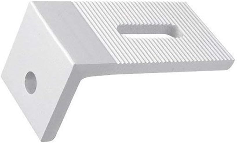 10PCS L Foot Solar Mount, Aluminum Alloy Bracket L Foot, Photovoltaic Mount, Solar Panel Mounting Brackets for Roof PV System Install Accessories(1pc