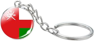 Asian Countries Keyrings Stylish Pendant Keychain Unique Ethnic Key Rings Ornament Accessory for Men Women