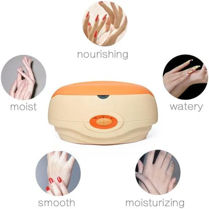 Wax Warmer, Portable Electric Hair Removal Kit, Adjustable Wax Heater Accessories with Heat Insulation Board, Hot Wax Machine