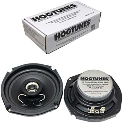 Hogtunes HT44 4.25" Replacement for Front andor Rear Speakers (2 Pack), Fits 1986-1996 Harley-Davidson Motorcycles