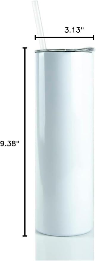 Hogg 30oz Double Wall Vacuum Insulated Stainless Steel Tumbler (25 Units) - 2 Lids, Hydro Sport Lid, Customizable for Sublimation