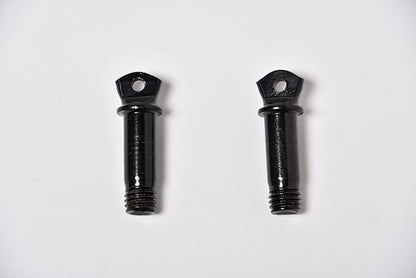 2-Pack 12-Inch Black Bow Shackles, D-Ring, Heavy-Duty, 10 Ton, 22,000 Pounds, Breaking Strength, 2 Ton WLL, 4400 Pounds with 58 Pin Screw