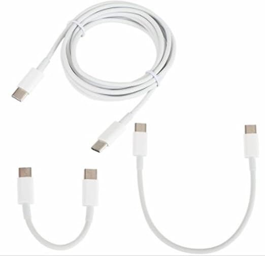 Type C to Type C Cable 60W Fast Charging Cable USB C to USB C Cable Charger USB Cable USB-C Cord Quick Charging Cable - Multicolor