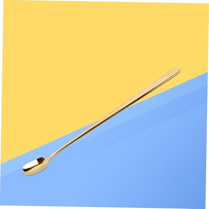 BESTOYARD Stainless Steel Stirring Rod 17x1.5cm Cocktail Swizzle Stick for Beverages Milk and Fruit Juice for Home and Bar Use