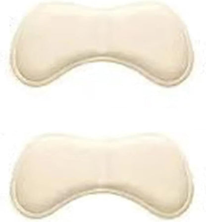 2pcs 4D Heel Pads Insoles Patch Shoe Cushion Pain Relief Feet Care Heel Adhesive Back Sticker Shoes Insert (Color : B-Beige)