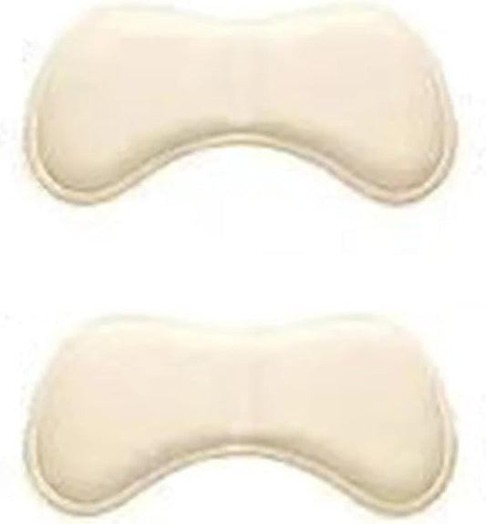 2pcs 4D Heel Pads Insoles Patch Shoe Cushion Pain Relief Feet Care Heel Adhesive Back Sticker Shoes Insert (Color : B-Beige)